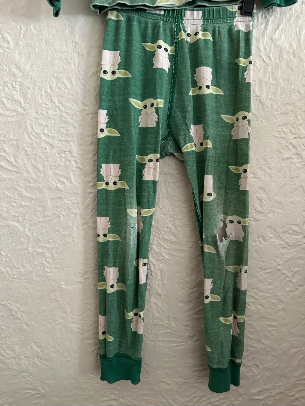 Hanna Andersson Star Wars The Child Grogu Green Pajama Set FLAWS Kids Children 5